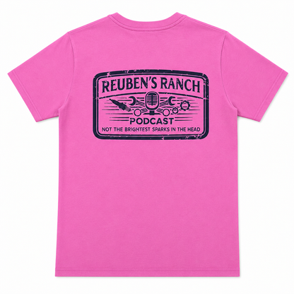 Rancher's Maple Tee (Ladies Black Logo)