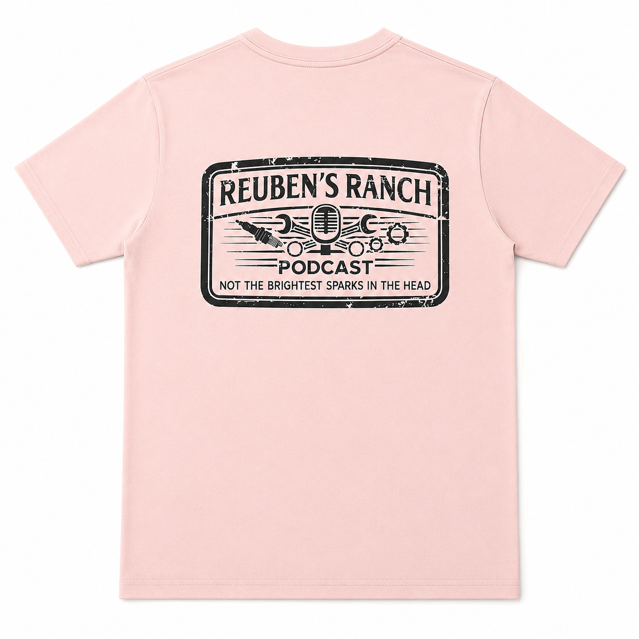 Rancher's Maple Tee (Ladies Black Logo)