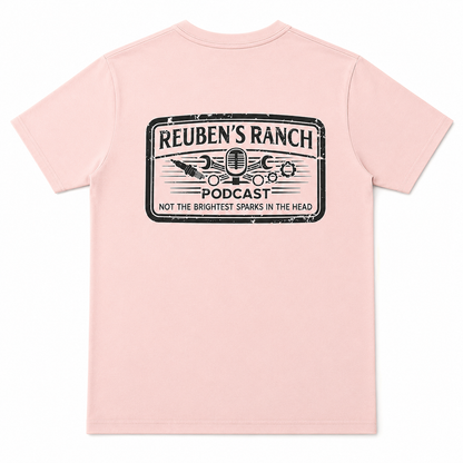 Rancher's Maple Tee (Ladies Black Logo)