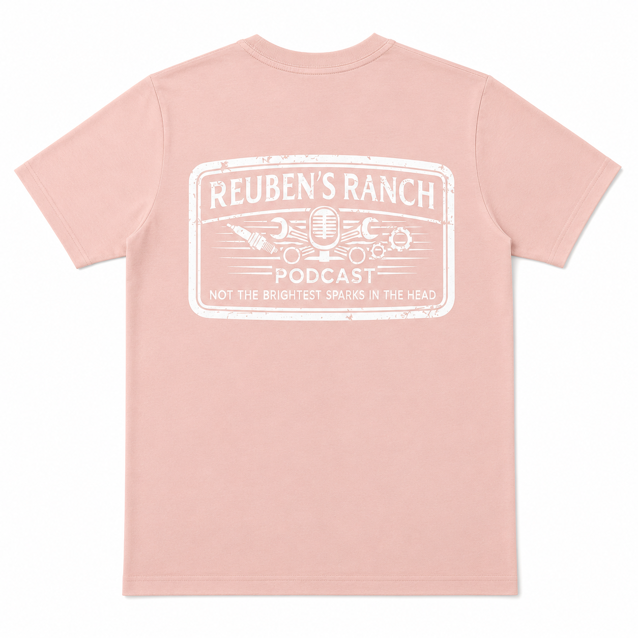 Rancher's Maple Tee (Ladies White Logo)