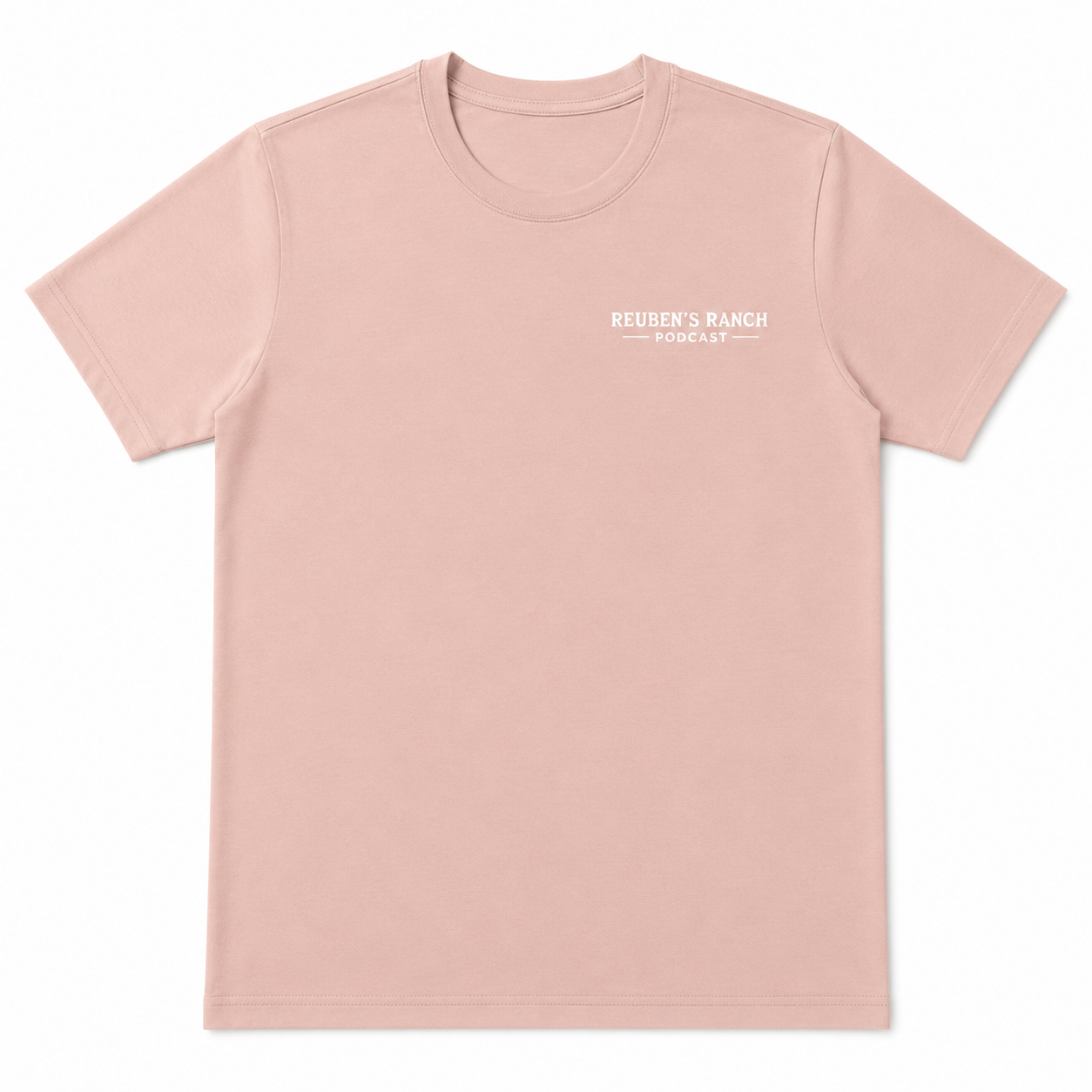 Rancher's Maple Tee (Ladies White Logo)