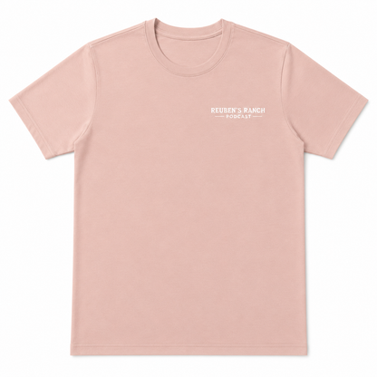 Rancher's Maple Tee (Ladies White Logo)