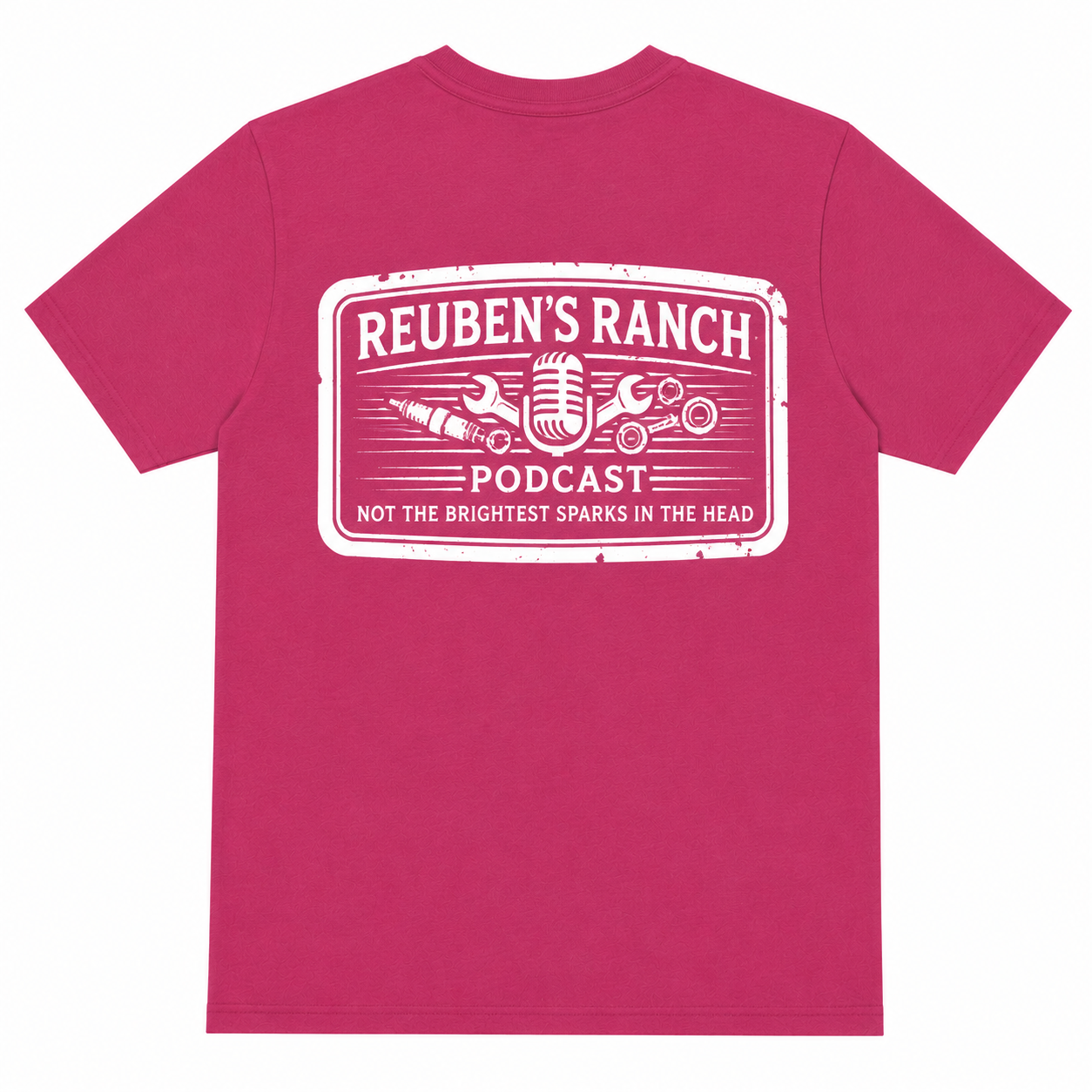 Rancher's Maple Tee (Ladies White Logo)