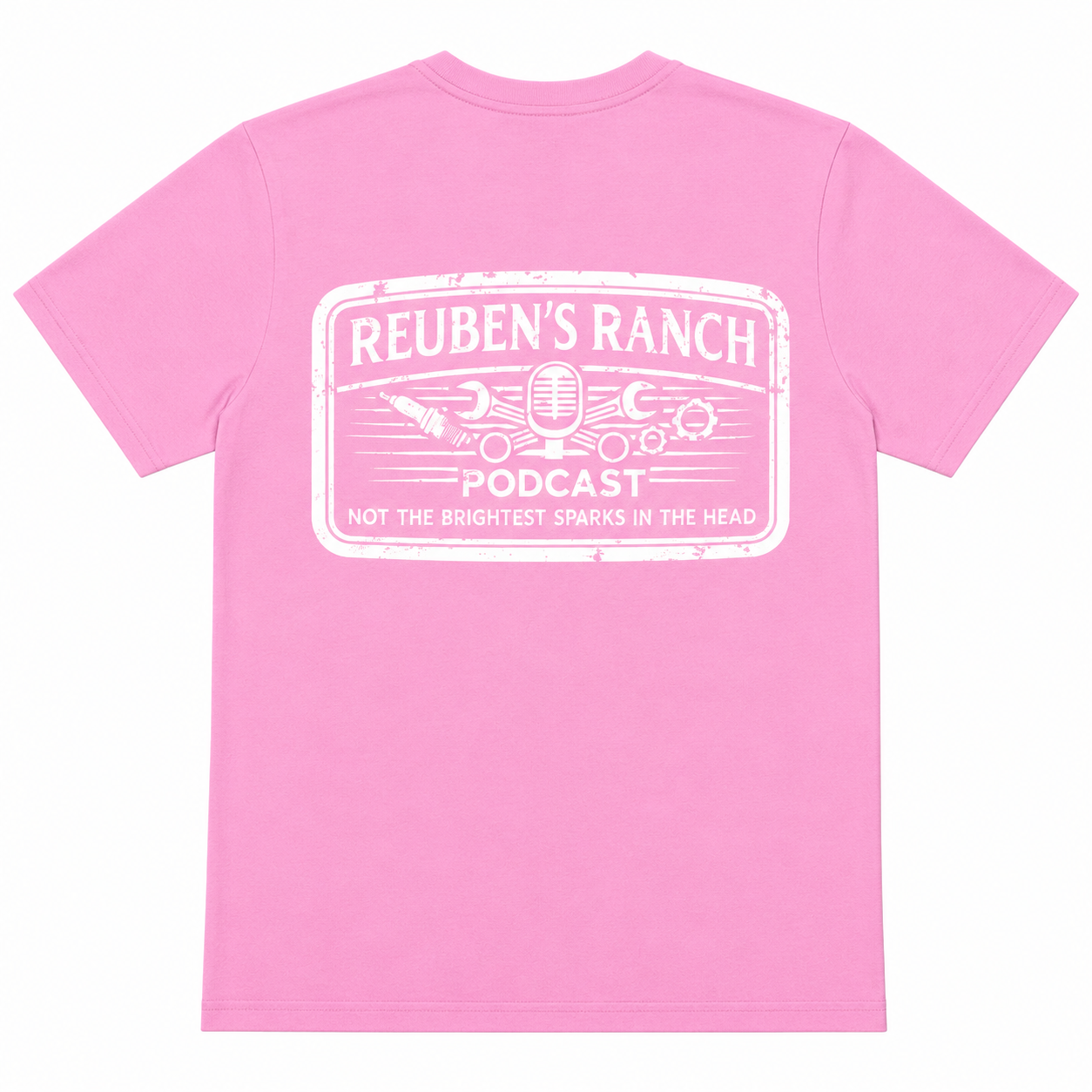 Rancher's Maple Tee (Ladies White Logo)