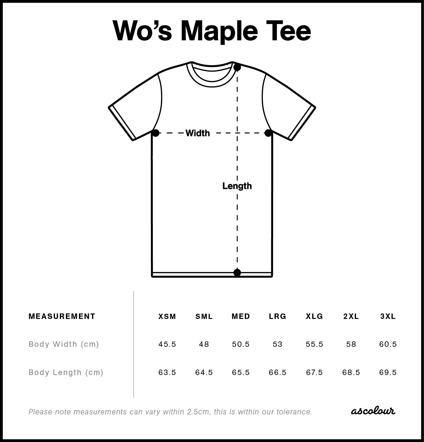 Rancher's Maple Tee (Ladies White Logo)