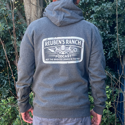 Rancher's Grey Stencil Hoodie Unisex