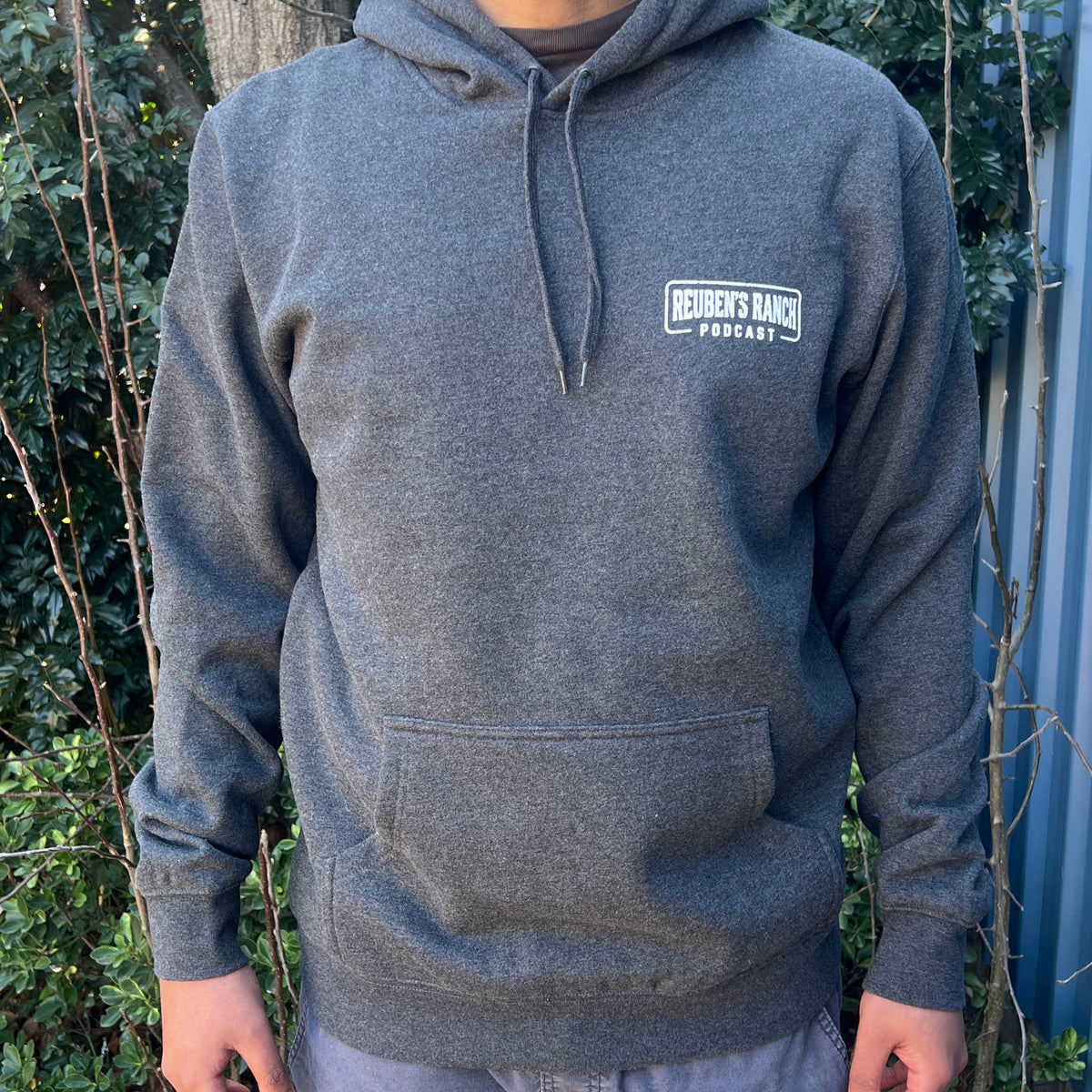 Rancher's Grey Stencil Hoodie Unisex