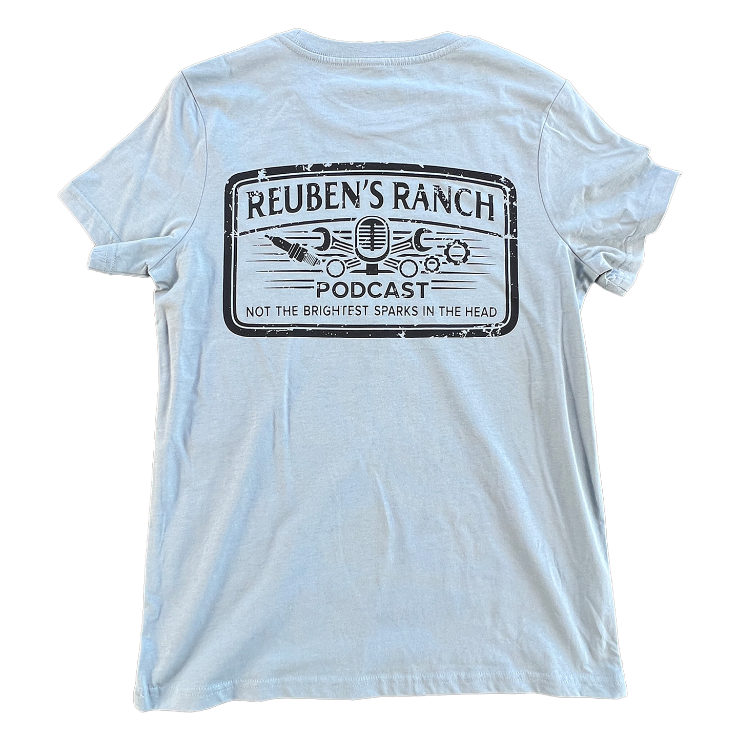 Rancher's Maple Tee (Ladies Black Logo)
