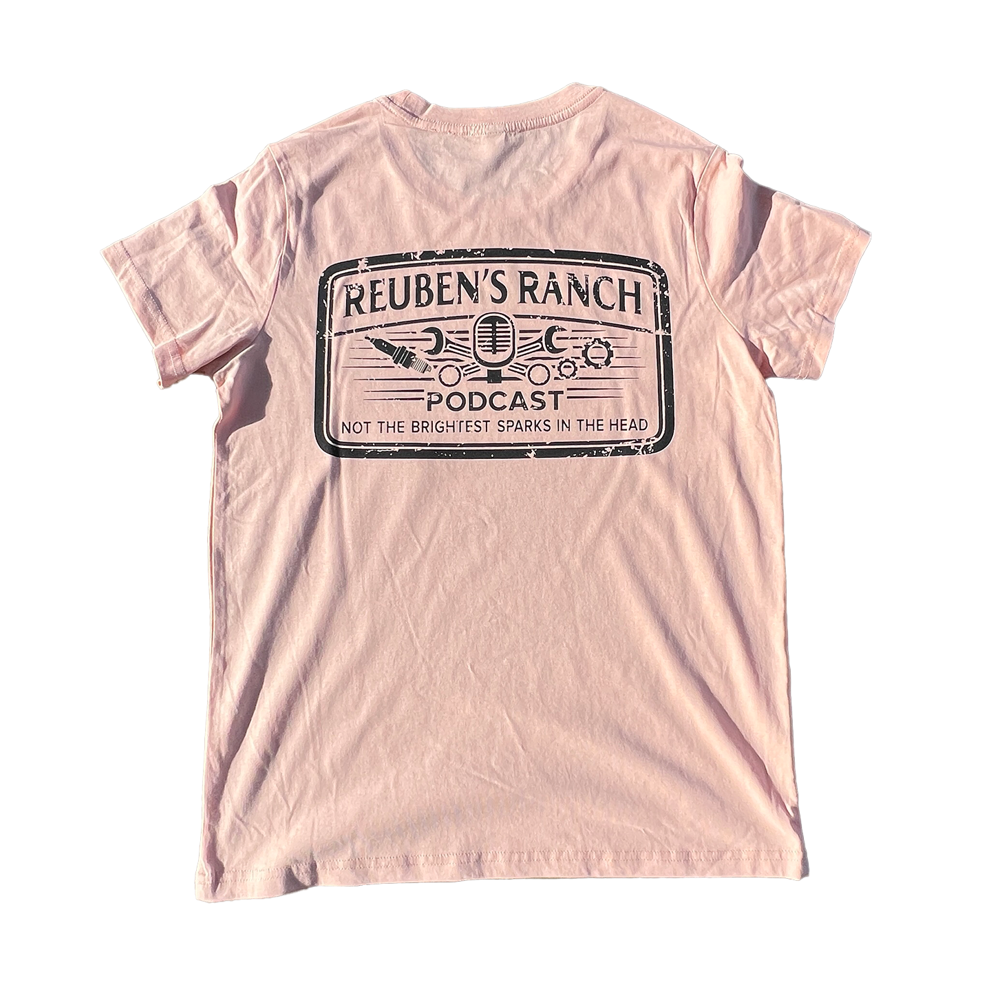 Rancher's Maple Tee (Ladies Black Logo)