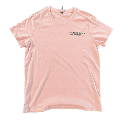Rancher's Maple Tee (Ladies Black Logo)