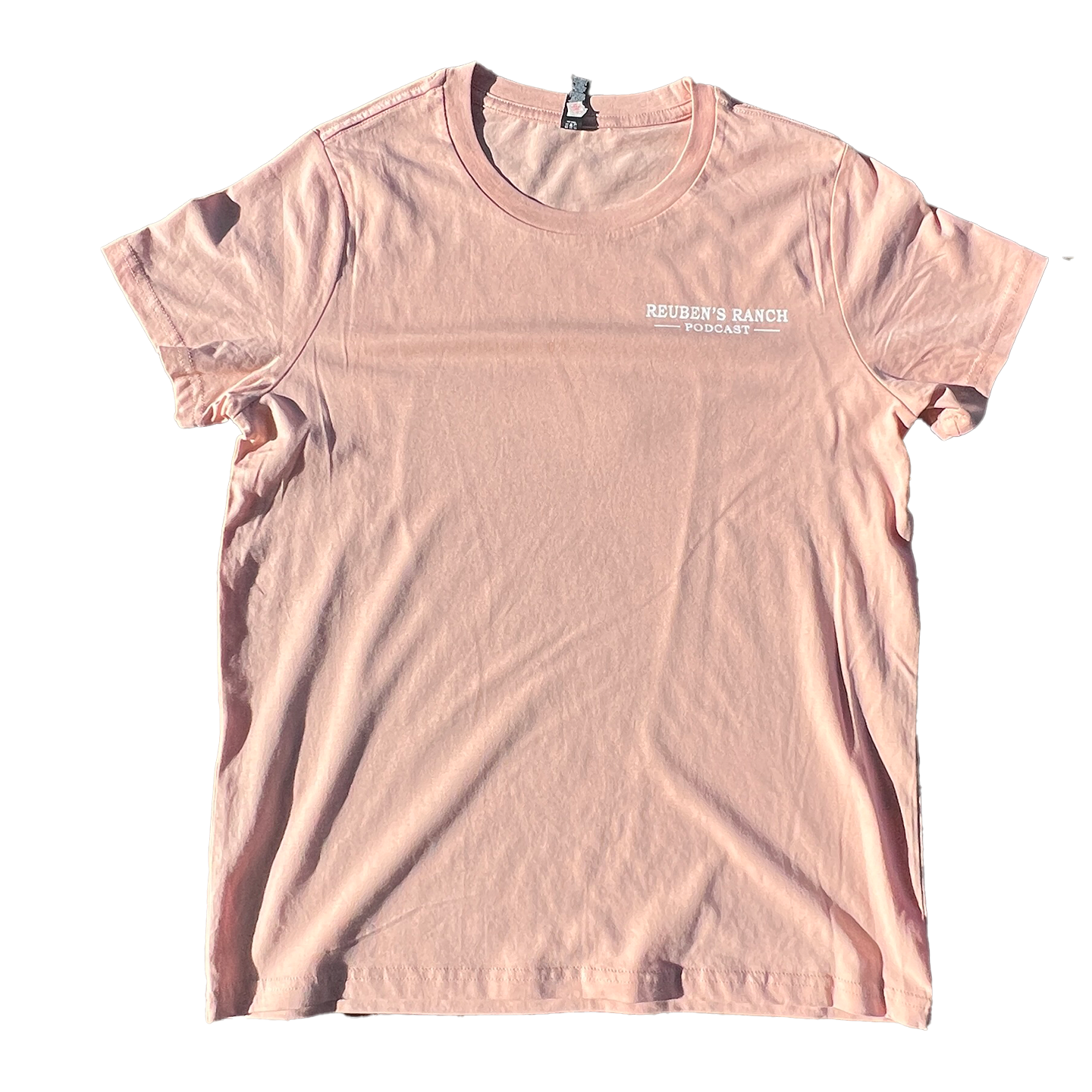 Rancher's Maple Tee (Ladies White Logo)