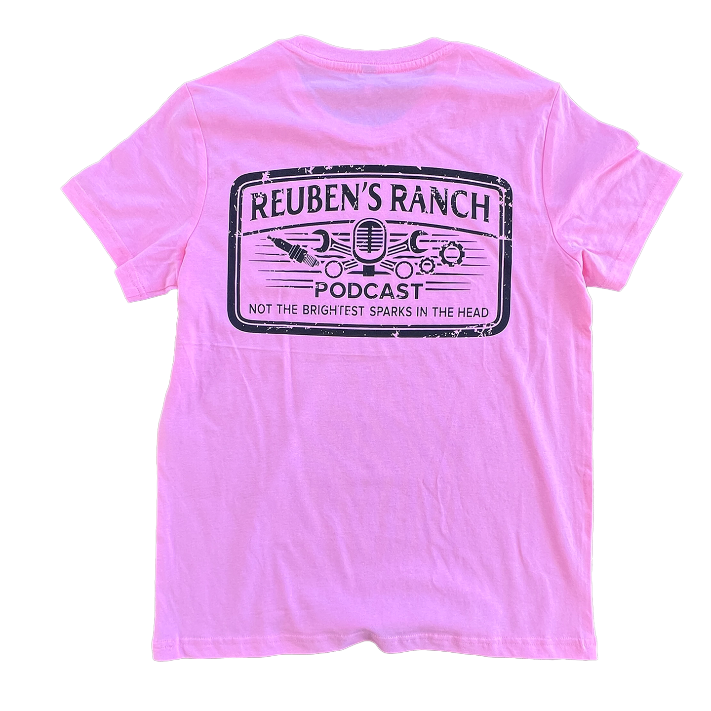 Rancher's Maple Tee (Ladies Black Logo)