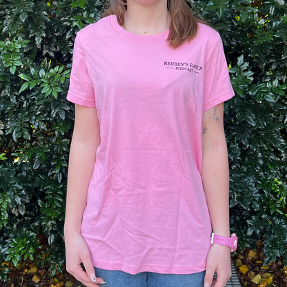 Rancher's Maple Tee (Ladies Black Logo)