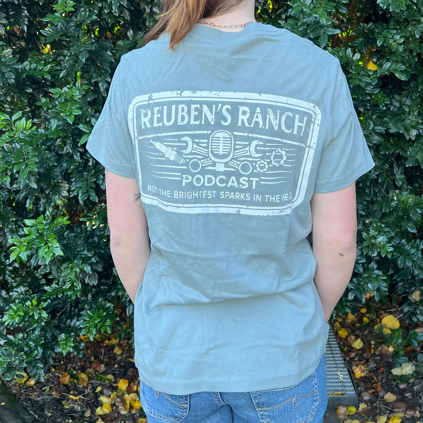 Rancher's Maple Tee (Ladies White Logo)