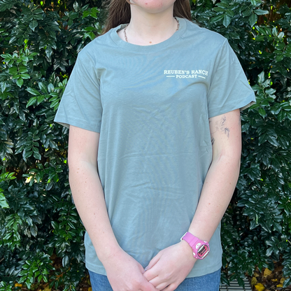 Rancher's Maple Tee (Ladies White Logo)