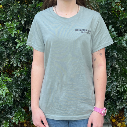 Rancher's Maple Tee (Ladies Black Logo)