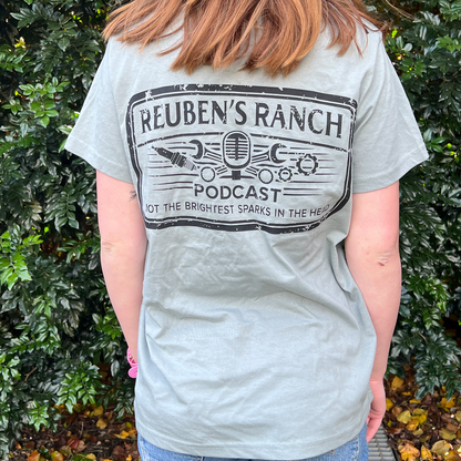 Rancher's Maple Tee (Ladies Black Logo)