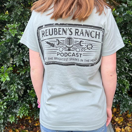 Rancher's Mineral Maple Tee Ladies Black Logo