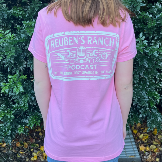 Rancher's Maple Tee (Ladies White Logo)