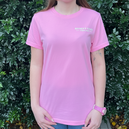 Rancher's Maple Tee (Ladies White Logo)
