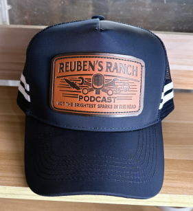 Reuben's Ranch Navy Trucker Hat